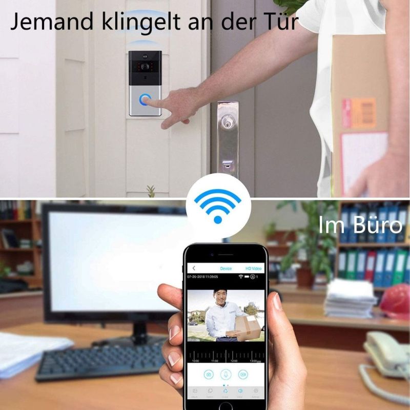 Campanello video wireless HD 1080p impermeabile senza | Iper Hardware