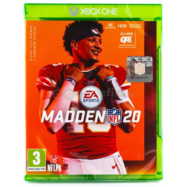 madden nfl 20 2020 jeu xbox one / series x neuf blister