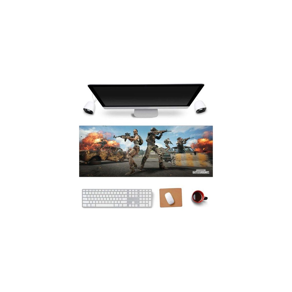 XXL gaming mouse pad 800 x 300 x 3 mm anti-slip