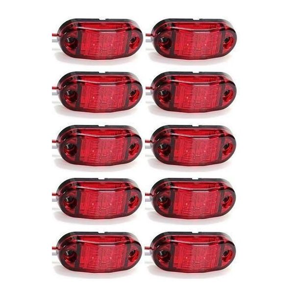 Set di 10 luci di marcia 12V/24V, ABS impermeabile | Iper Hardware