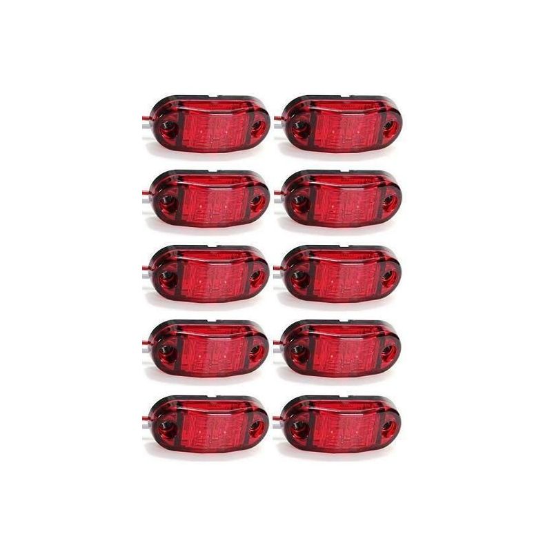 10 LED Marker Lights 12V/24V IP65 Waterproof