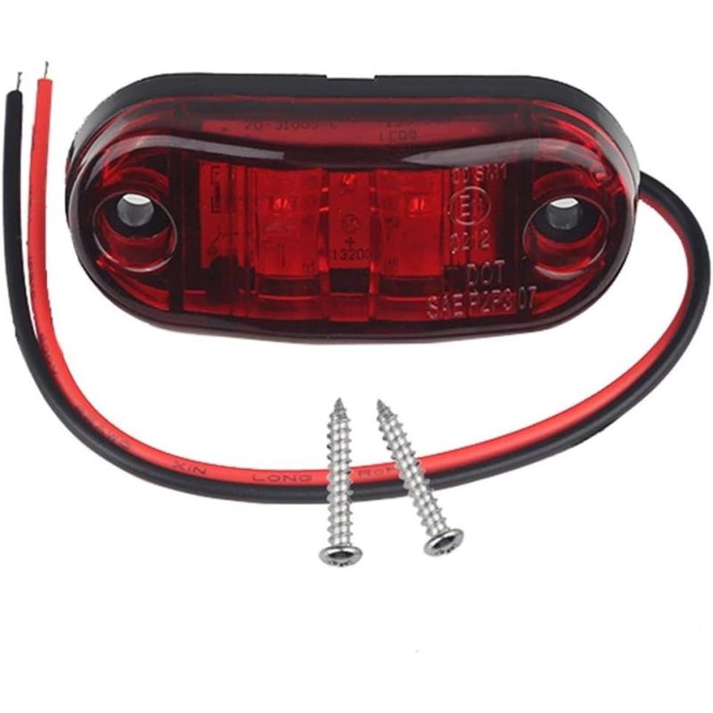 10 LED Marker Lights 12V/24V IP65 Waterproof