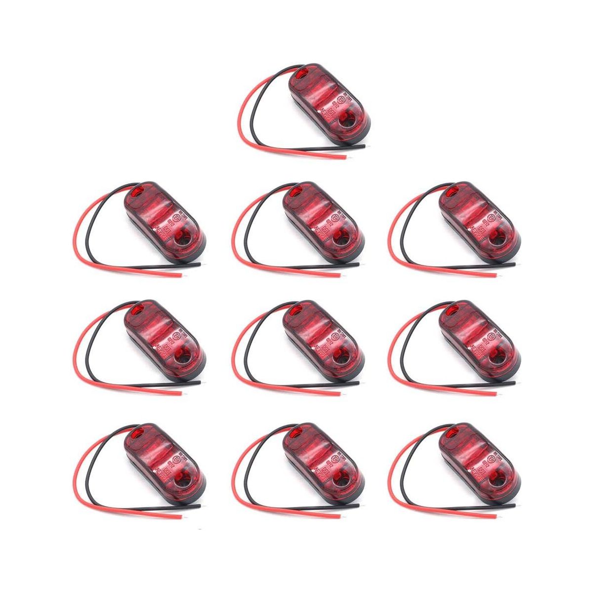 10 LED Marker Lights 12V/24V IP65 Waterproof