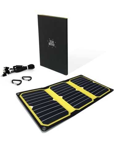SUNMOOVE 16 W SOLAR BROTHER Caricatore solare pieghevole pannello solare Sunpower porta USB 3.2 A cavo USB incluso