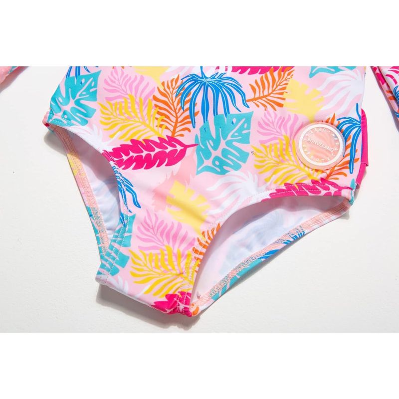 Costume da bagno intero Rashguard UPF 50+ UV da bambina | Iper Hardware