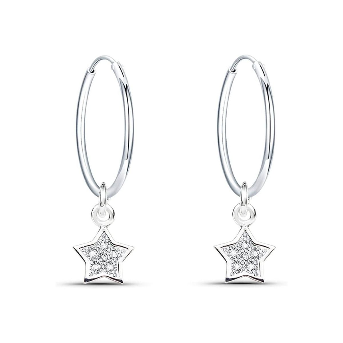 Orecchini in Argento 925 Diametro 16mm Orecchini da donna | Iper Hardware