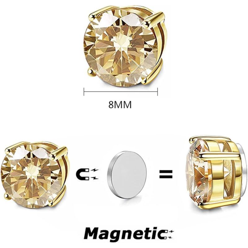 9 Pairs Stainless Steel Clip-On Earrings | Iper Hardware