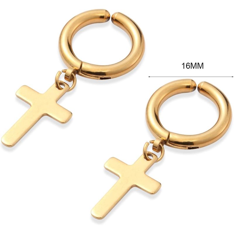 9 Pairs Stainless Steel Clip-On Earrings | Iper Hardware