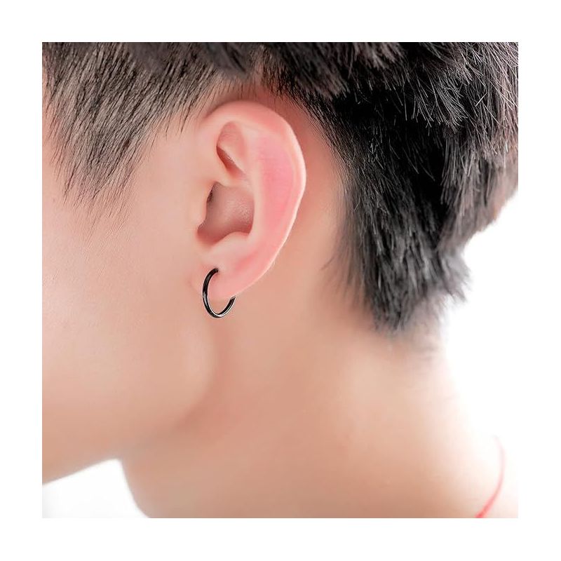 Bo Win 5 paia di orecchini a clip in acciaio | Iper Hardware