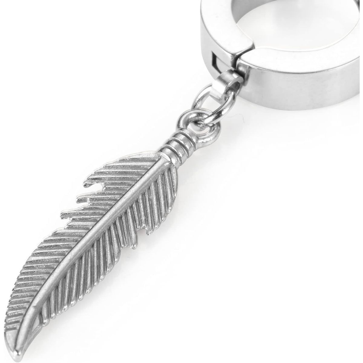 Bo Wiin 5 paires de boucles d'oreilles clips en acier | Iper Hardware