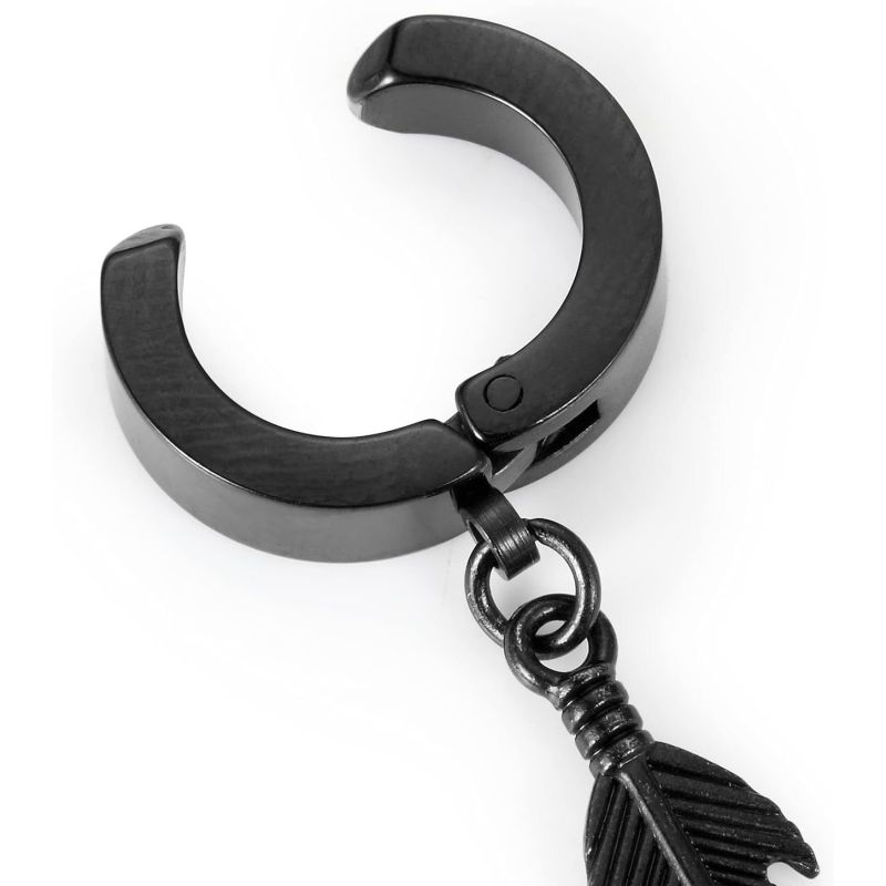 Bo Wiin 5 paires de boucles d'oreilles clips en acier | Iper Hardware