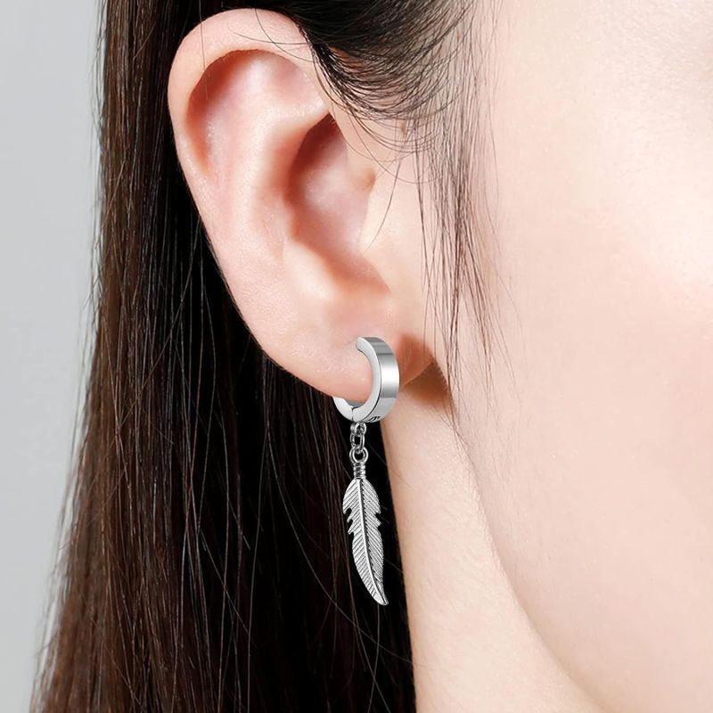 Bo Wiin 5 paires de boucles d'oreilles clips en acier | Iper Hardware