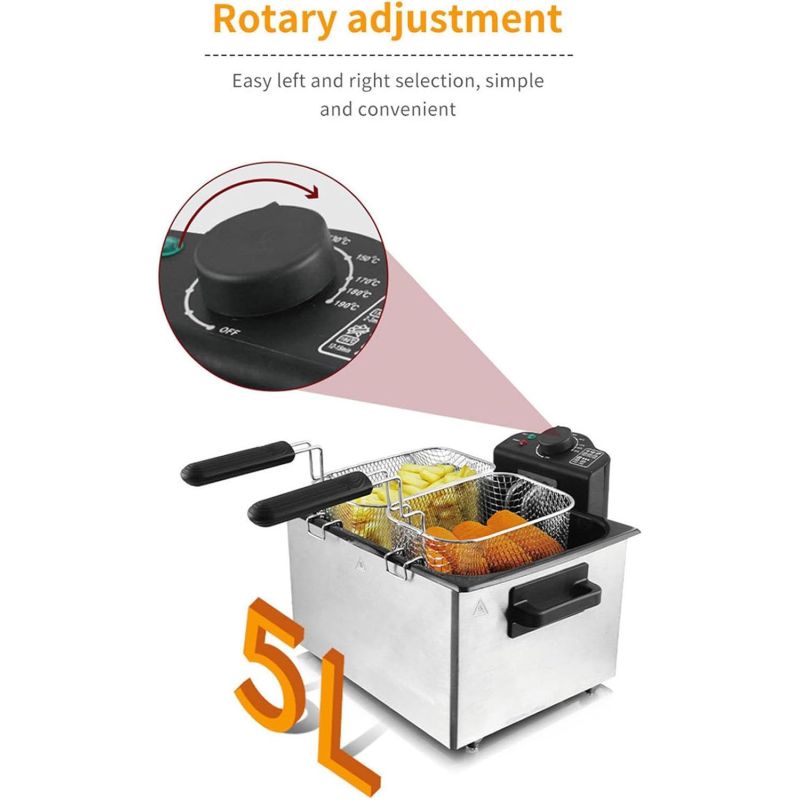 Friteuse électrique inox 5 pièces | Iper Hardware