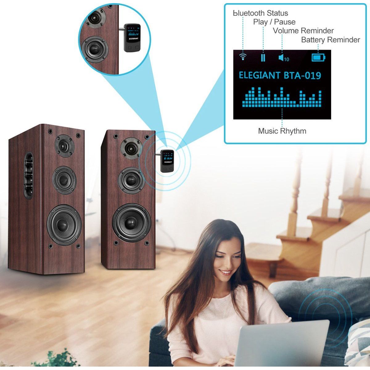 Ricevitore Bluetooth ELEGIANT Ricevitori e streamer | Iper Hardware