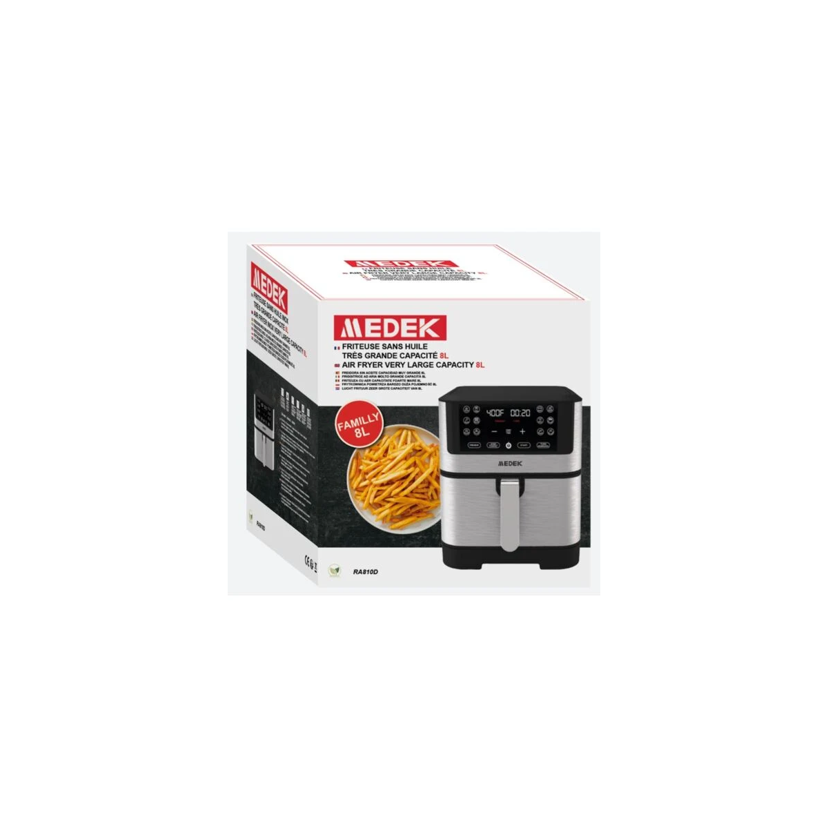 MEDEK RA810D 8L oil-free air fryer | Iper