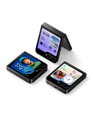 Samsung Galaxy Z Flip7 FE, Smartphone Android 5G avec Galaxy AI, 128 Go, Smartphone déverrouillé, Noir Neuf (boîte ouverte)