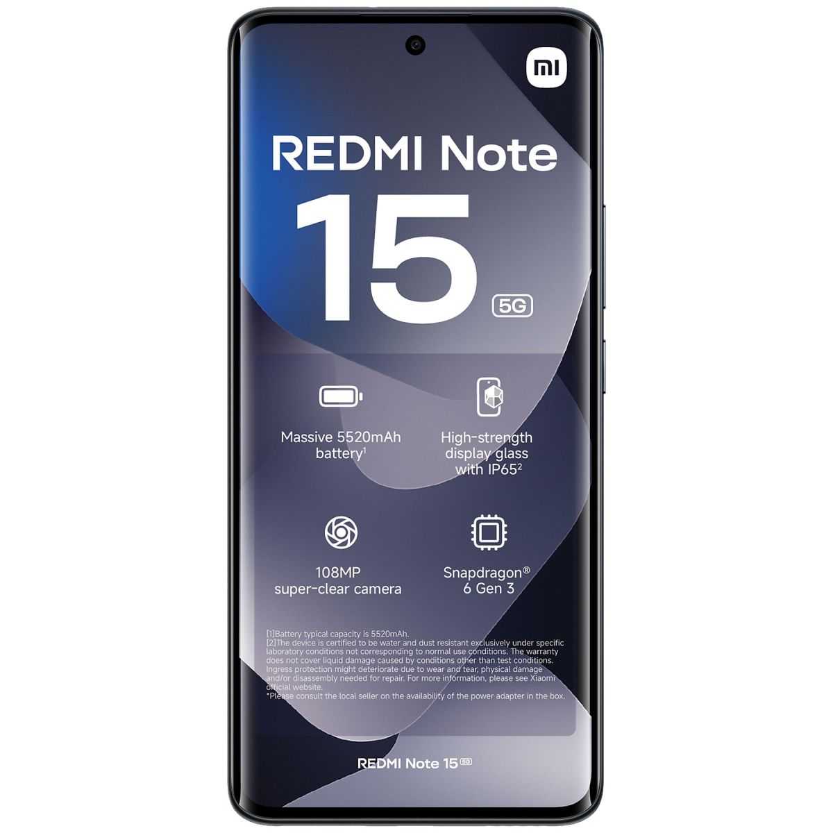 Smartphone Xiaomi Redmi Note 15 5G 6 Go RAM 128 Go Noir | Iper Hardware