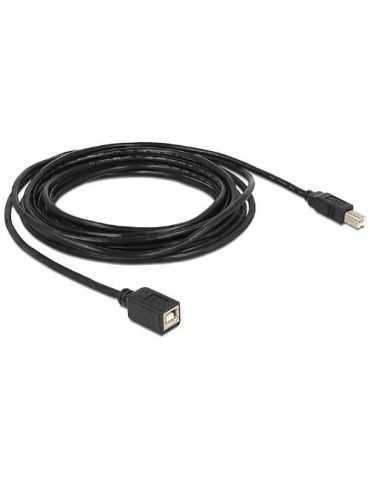 DeLOCK 83429 câble Extension USB 2.0 B mâle/ B femelle 5 m 480 Mbit/s