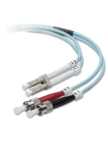 M-CAB LWL Duplex LC/St - 7.5m LC St câble de Fibre Optique - (LC, St, Mâle/Mâle, 50 µm, 125 µm, OFNR)