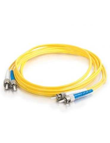 C2G câbles de Fibre Optique LSZH 9/125 SM ST/ST Male/Male 3m