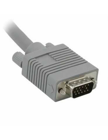 C2G câble VGA 2m Monitor HD15 M/F cable VGA (D-Sub) Mâle/female Gris