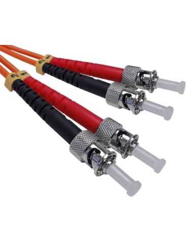 Lindy 46021 Cable Câble de fibre optique ST/ST 62.5/125, 2m