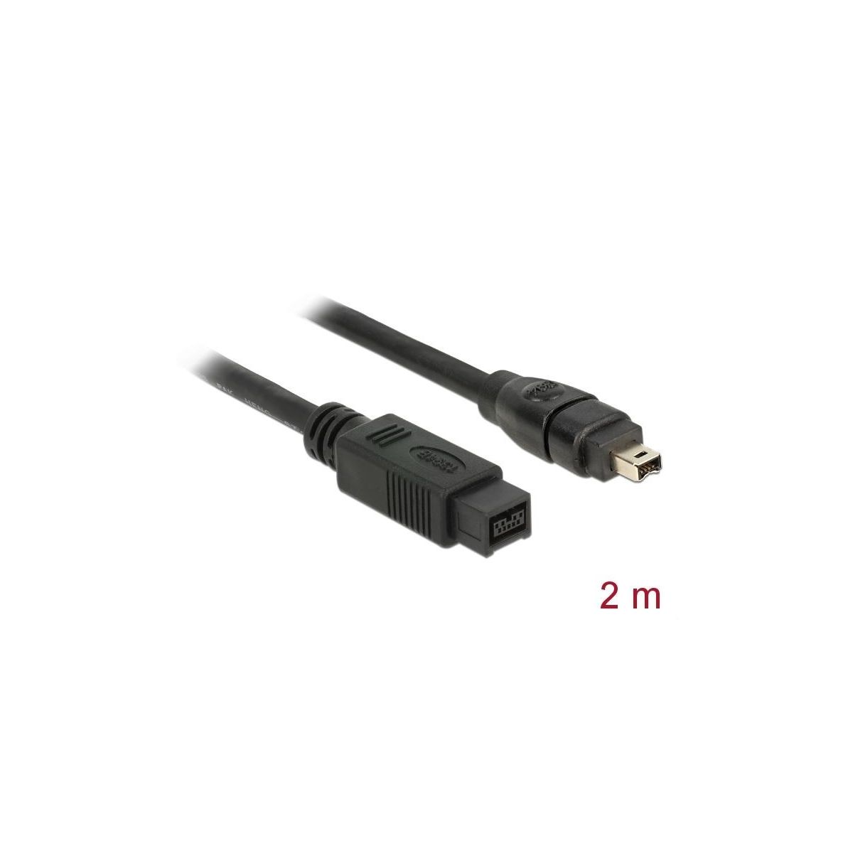 Delock Premium FireWire 800 2m 4-Pin to 9-Pin