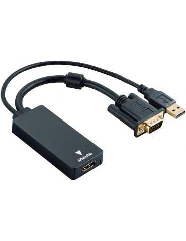 Hama Convertisseur VGA+USB vers HDMI™