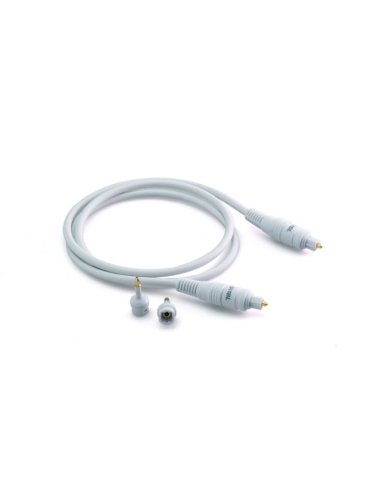 Câble audio à fibre optique Prise ODT (Toslink) avec adaptateur