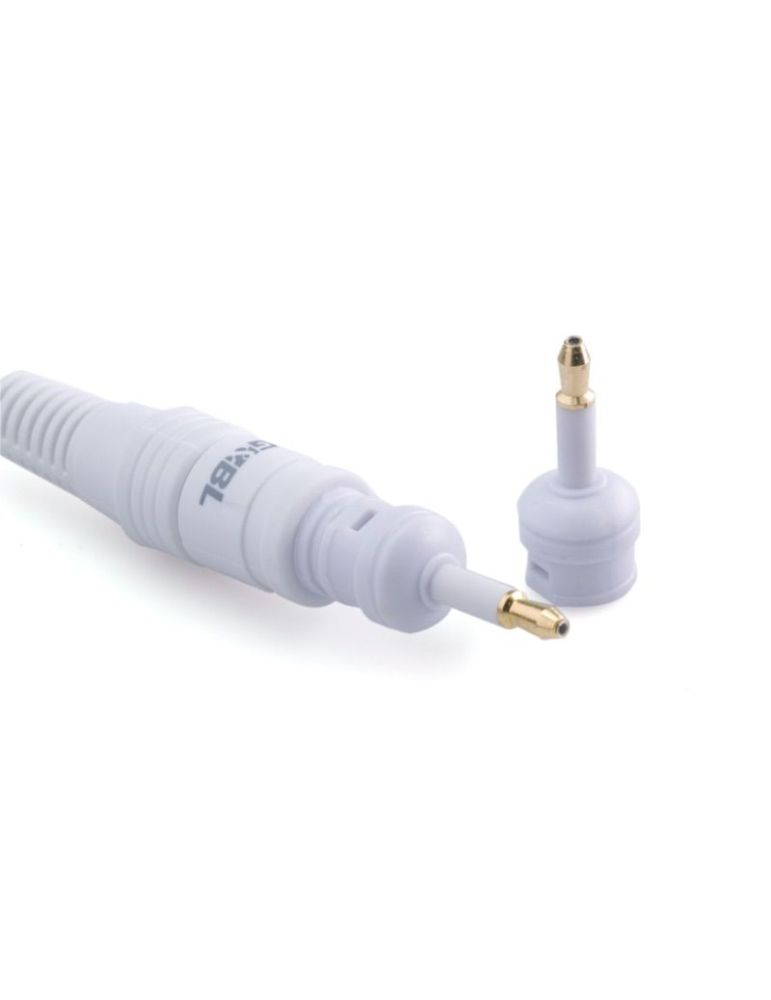 Câble audio à fibre optique Prise ODT (Toslink) avec adaptateur